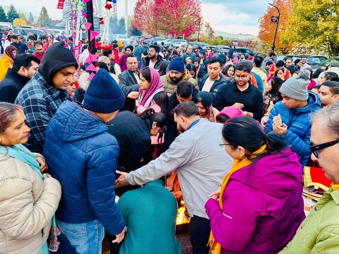 Arghya at the BAJCCA ghat during Chhath