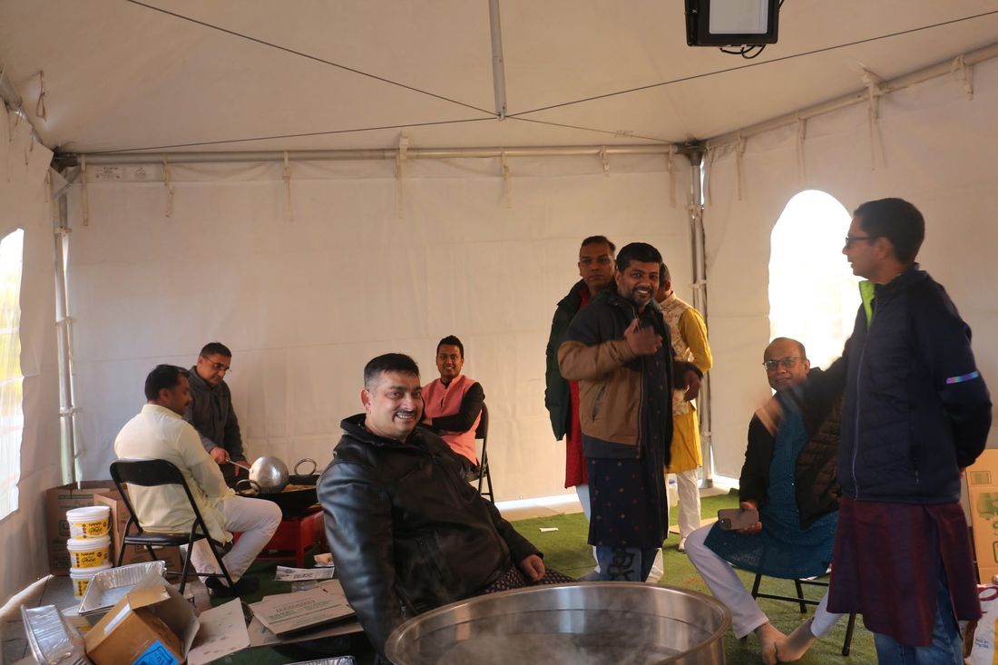 BAJCCA families making Thekua Prasad for Chhath