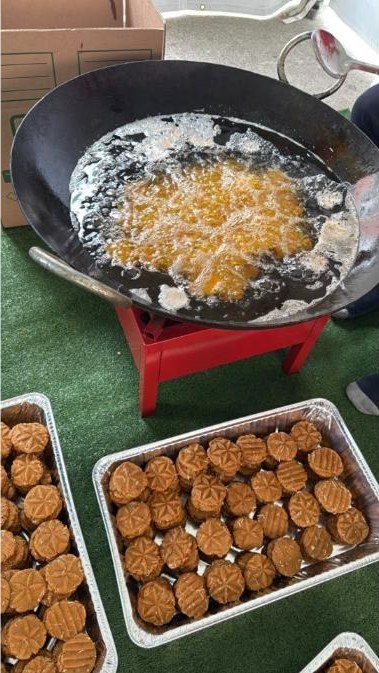 BAJCCA families making Thekua Prasad for Chhath
